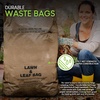 image:image30 Gallon Kraft Lawn and Leaf Bags 10 Pack EcoFriendly Heavy Duty Large Paper Trash Bags Tear Resistant Yard Waste Bags for Grass Clippings Wet and Dry Leaves Weeds Twigs20
