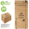 image:image30 Gallon Kraft Lawn and Leaf Bags 10 Pack EcoFriendly Heavy Duty Large Paper Trash Bags Tear Resistant Yard Waste Bags for Grass Clippings Wet and Dry Leaves Weeds Twigs20