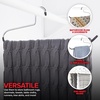 image:imageBlanket Hangers Set of 6 Heavy Duty Stainless Steel Hanger with Black Vinyl Nonslip Coating  Great for Closet Storage of Quilts Comforters Bedding Table Cloths Towels Rugs and Sleeping Bags3 Pack