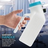 image:imageMale Urine Bottles 2 Pack 35 oz Portable Urinals for Men Spill Proof Nighttime Pee Bottles for Men with ScrewOn Lid Travel Urinals for Seniors with EasytoRead Measurement Lines2