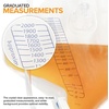 image:imageRUSCH Urine Drainage Bag with 18 Extended Tube 5 Pack  Urine Bag with AntiReflux Chamber with SplashResistant Drain Spout  2000 mL Vinyl Urine Bags for Men  40 Tube Drainage  Stock Your Home5 Pack