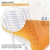 image:imageRUSCH Urine Drainage Bag with 18 Extended Tube 5 Pack  Urine Bag with AntiReflux Chamber with SplashResistant Drain Spout  2000 mL Vinyl Urine Bags for Men  40 Tube Drainage  Stock Your Home3 Pack