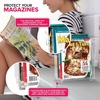 image:imageStock Your Home Acrylic Magazine Holder  Crystal Clear Holder  Shatterproof  Open Top  Space Saver  For Magazines Publications Office Desk Reception Waiting Room1