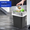image:imageStock Your Home Clear 2 Gallon Trash Bag 200 Pack UnScented Small Garbage Bags for Bathroom Can Mini Waste Basket Liner Plastic Liners for Office Trashcan and Dog Poop Bulk Household Supplies50 Count Pack of 4
