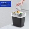 image:imageStock Your Home Clear 2 Gallon Trash Bag 200 Pack UnScented Small Garbage Bags for Bathroom Can Mini Waste Basket Liner Plastic Liners for Office Trashcan and Dog Poop Bulk Household Supplies200 Pack