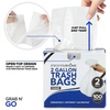 image:imageStock Your Home Clear 2 Gallon Trash Bag 200 Pack UnScented Small Garbage Bags for Bathroom Can Mini Waste Basket Liner Plastic Liners for Office Trashcan and Dog Poop Bulk Household Supplies50 Count Pack of 2