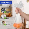 image:imageStock Your Home Clear 2 Gallon Trash Bag 200 Pack UnScented Small Garbage Bags for Bathroom Can Mini Waste Basket Liner Plastic Liners for Office Trashcan and Dog Poop Bulk Household Supplies50 Count Pack of 2