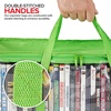 image:imageStock Your Home DVD Storage Bags Set of 2 Media Organizer Bag for DVDs CDs Blu Ray Disc Movie Cases VHS Box Video Game Disks Clear Plastic Holders with Carrying Handles and Zipper  BlackGreen