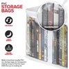 image:imageStock Your Home DVD Storage Bags Set of 2 Media Organizer Bag for DVDs CDs Blu Ray Disc Movie Cases VHS Box Video Game Disks Clear Plastic Holders with Carrying Handles and Zipper  BlackWhite