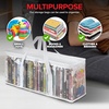 image:imageStock Your Home DVD Storage Bags Set of 2 Media Organizer Bag for DVDs CDs Blu Ray Disc Movie Cases VHS Box Video Game Disks Clear Plastic Holders with Carrying Handles and Zipper  BlackWhite