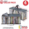 image:imageStock Your Home DVD Storage Bags Set of 2 Media Organizer Bag for DVDs CDs Blu Ray Disc Movie Cases VHS Box Video Game Disks Clear Plastic Holders with Carrying Handles and Zipper  BlackGray