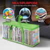 image:imageStock Your Home DVD Storage Bags Set of 2 Media Organizer Bag for DVDs CDs Blu Ray Disc Movie Cases VHS Box Video Game Disks Clear Plastic Holders with Carrying Handles and Zipper  BlackGreen