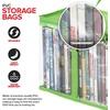 image:imageStock Your Home DVD Storage Bags Set of 2 Media Organizer Bag for DVDs CDs Blu Ray Disc Movie Cases VHS Box Video Game Disks Clear Plastic Holders with Carrying Handles and Zipper  BlackGreen