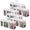 image:imageStock Your Home DVD Storage Bags Set of 2 Media Organizer Bag for DVDs CDs Blu Ray Disc Movie Cases VHS Box Video Game Disks Clear Plastic Holders with Carrying Handles and Zipper  BlackWhite