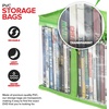 image:imageStock Your Home DVD Storage Bags Set of 2 Media Organizer Bag for DVDs CDs Blu Ray Disc Movie Cases VHS Box Video Game Disks Clear Plastic Holders with Carrying Handles and Zipper  BlackGreen