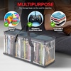 image:imageStock Your Home DVD Storage Bags Set of 2 Media Organizer Bag for DVDs CDs Blu Ray Disc Movie Cases VHS Box Video Game Disks Clear Plastic Holders with Carrying Handles and Zipper  BlackGray
