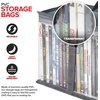 image:imageStock Your Home DVD Storage Bags Set of 2 Media Organizer Bag for DVDs CDs Blu Ray Disc Movie Cases VHS Box Video Game Disks Clear Plastic Holders with Carrying Handles and Zipper  BlackGray