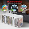 image:imageStock Your Home DVD Storage Bags Set of 2 Media Organizer Bag for DVDs CDs Blu Ray Disc Movie Cases VHS Box Video Game Disks Clear Plastic Holders with Carrying Handles and Zipper  BlackWhite