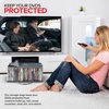 image:imageStock Your Home DVD Storage Bags Set of 2 Media Organizer Bag for DVDs CDs Blu Ray Disc Movie Cases VHS Box Video Game Disks Clear Plastic Holders with Carrying Handles and Zipper  BlackGray